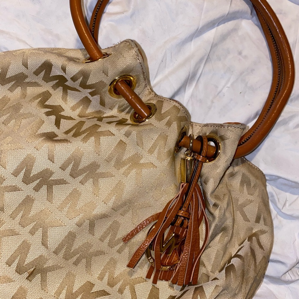 Tan and Brown Michael Kors Shoulder bag